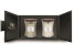 WoodWick dárkový set Fireside, Linen váza střední 2 ks